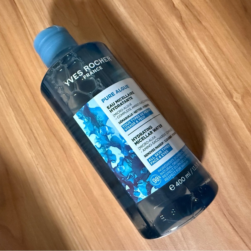 Yves Rocher Pure Algue Blue Hydrating Micellar Water NEW